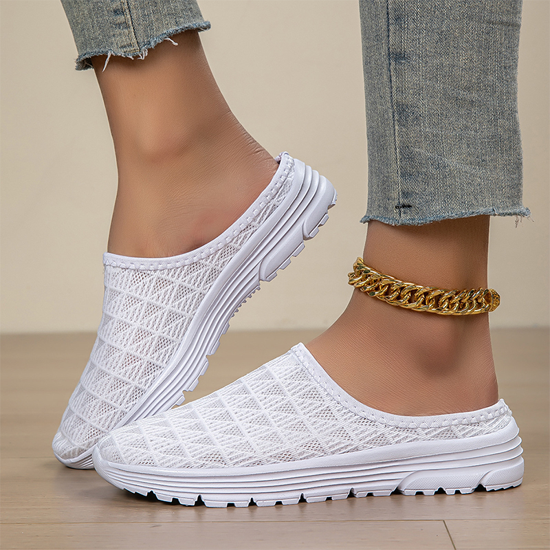 Unisex-mules i lätt, andningsbart nätmaterial