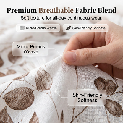 👗 50 % RABATT 🌸 Avslappnat set med mönster – Matchande topp och byxor, lätt passform – Perfekt för sommaren, resor eller en bohemchic look – bekvämt och trendigt ✨🌿