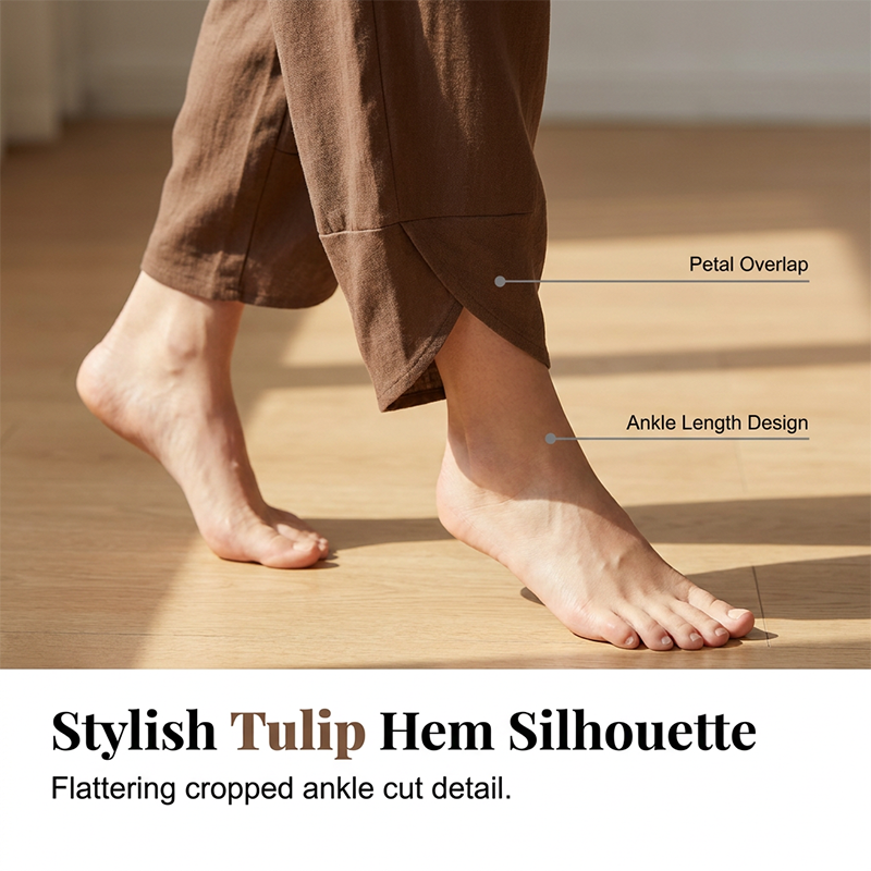 👗 50 % RABATT 🌸 Avslappnat set med mönster – Matchande topp och byxor, lätt passform – Perfekt för sommaren, resor eller en bohemchic look – bekvämt och trendigt ✨🌿