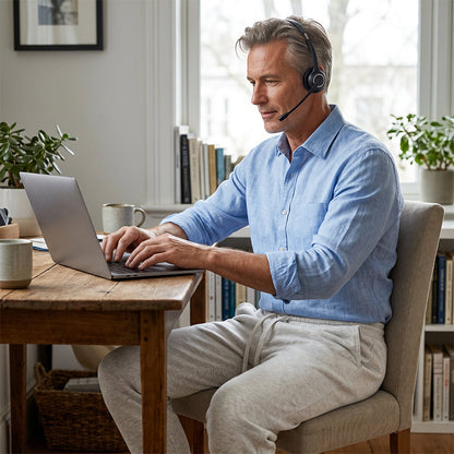 Klassiska, avslappnade sweatpants med dragsko för män