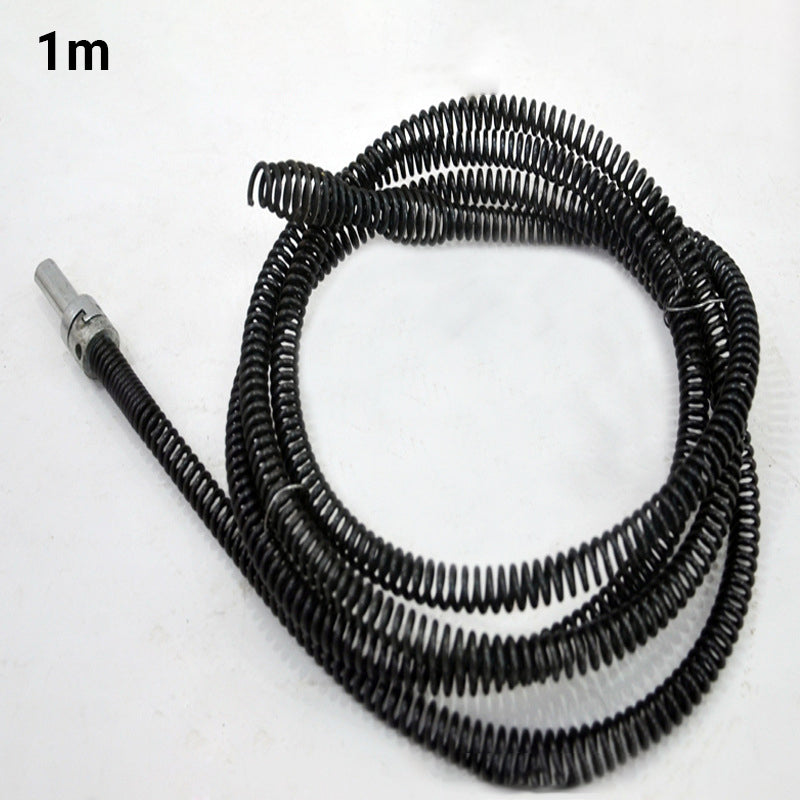 🔧🌀 Flexibel avloppsfjäder – rensar enkelt bort stopp i handfat, badkar och duschar!