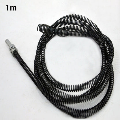 🔧🌀 Flexibel avloppsfjäder – rensar enkelt bort stopp i handfat, badkar och duschar!
