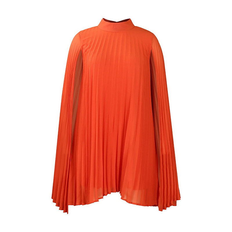 🌸Trendar nu⭐💃 Elegant veckad klänning med kapsilhuett– 50% RABATT IDAG✨