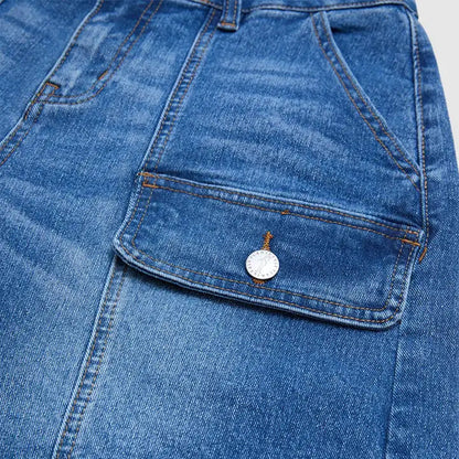⌛Tidsbegränsat erbjudande – Casual stretchjeansshorts för damer