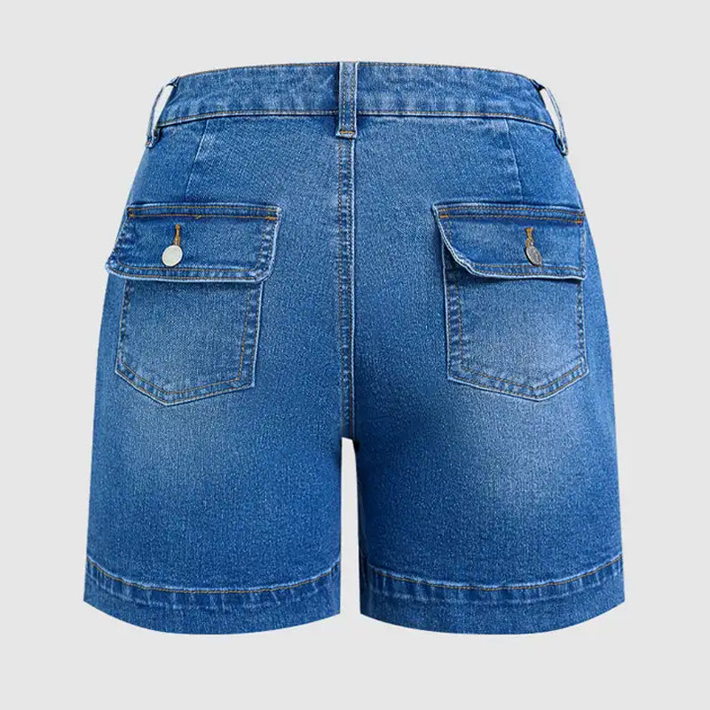 ⌛Tidsbegränsat erbjudande – Casual stretchjeansshorts för damer