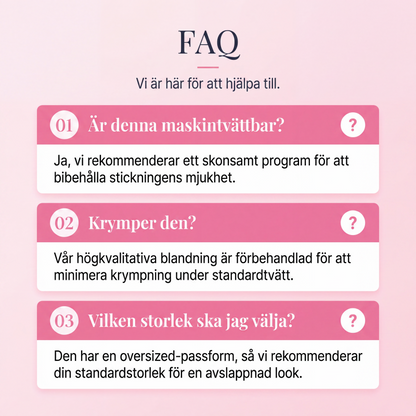Kvinnors avslappnade randig huvtröja i pikémodell