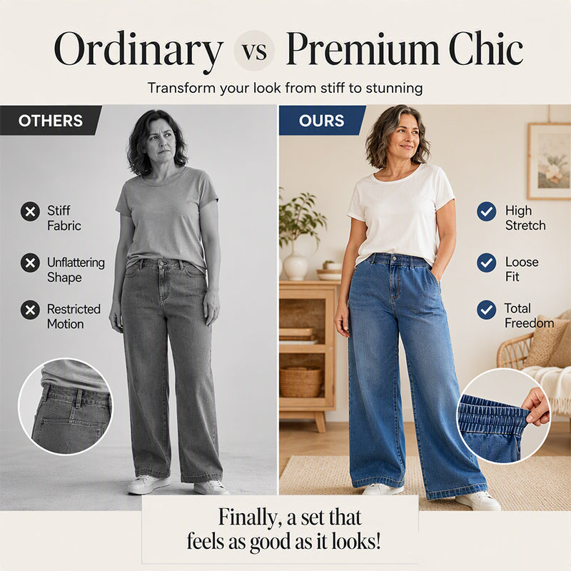 Korta jeans för damer med rakt ben i casual-stil
