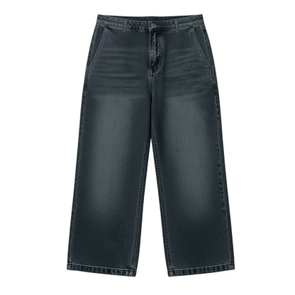 Korta jeans för damer med rakt ben i casual-stil