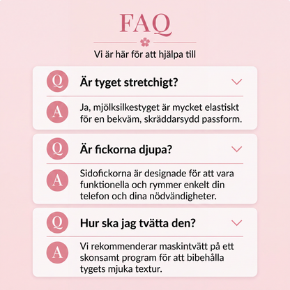 Damklänning med elegant V-ringning och blommönster