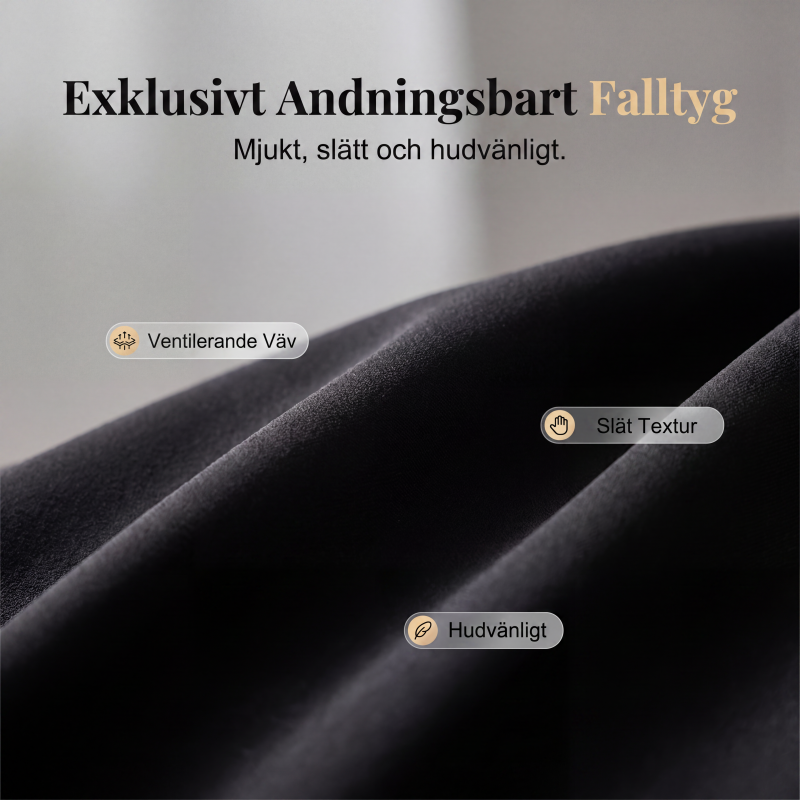 Dambyxor med hög midja och vida ben