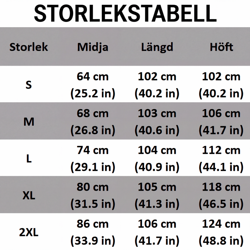Dambyxor med hög midja och vida ben