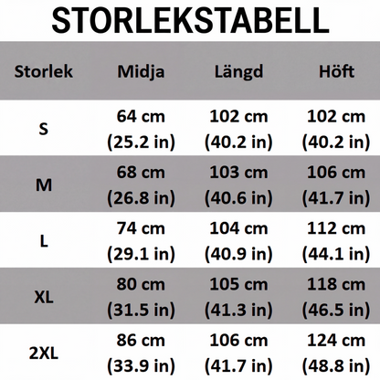 Dambyxor med hög midja och vida ben