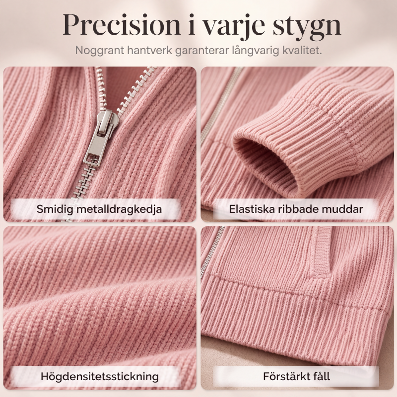 Nyhet✨ 🌸 Mjuk och värmande randtröja med huva
