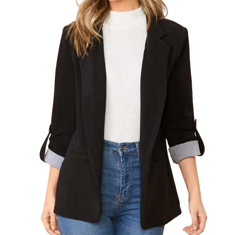☀️🧥Nyheter – Elegant kofta-blazer – mjukt fall och mångsidiga stylingmöjligheter, från kontoret till kvällen