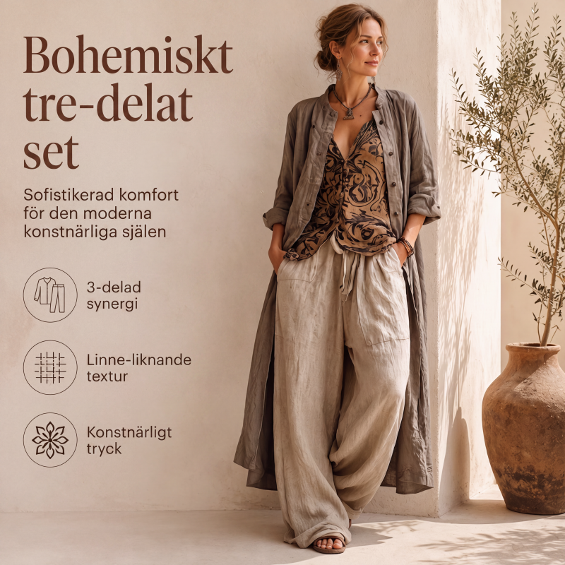 Enkel stil 3-delat set