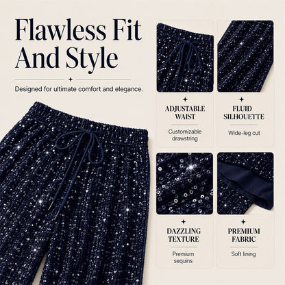 Ny kollektion🛍️Raka byxor för dam med elastisk midja
