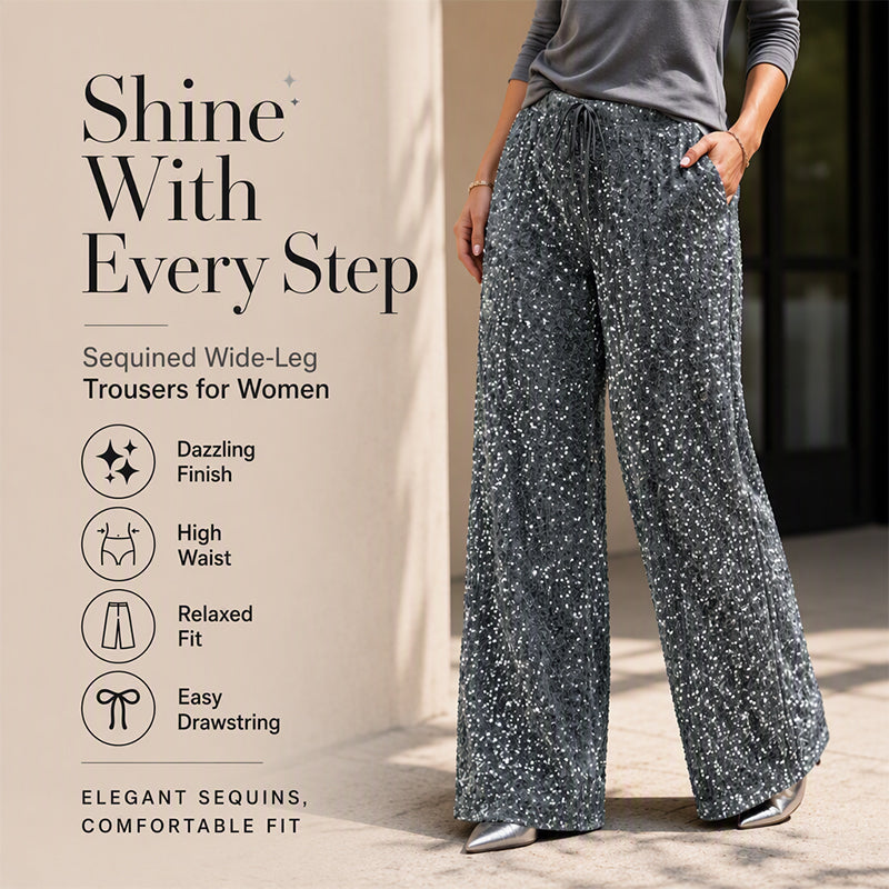 Ny kollektion🛍️Raka byxor för dam med elastisk midja