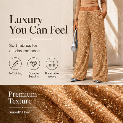 Ny kollektion🛍️Raka byxor för dam med elastisk midja