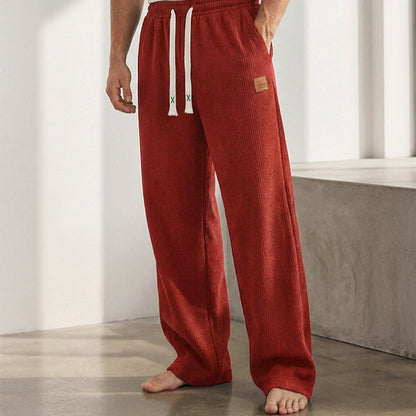 👖💨 Casual-joggingbyxor för män med vida ben – 50 % rabatt! Mjukt tyg, avslappnad passform, justerbar midja – bekväm streetwear för vardagen.💪