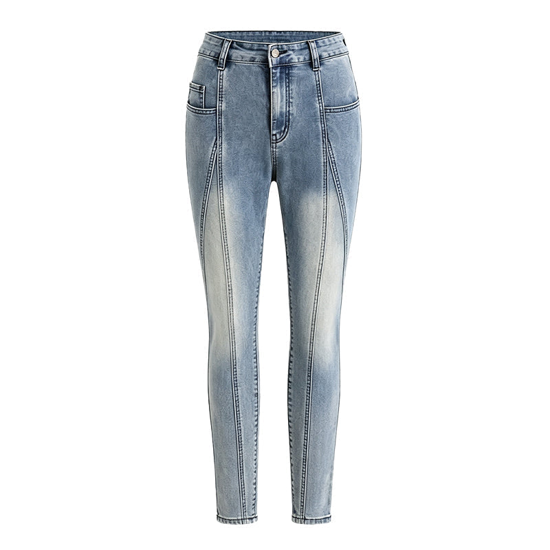 🔥🎁Nyhet 50 % RABATT🔥👖 Dam Högmidjade Jeans – Figursmickrande Stretch-Jeans med Bekväm Passform för Vardag och Fritid