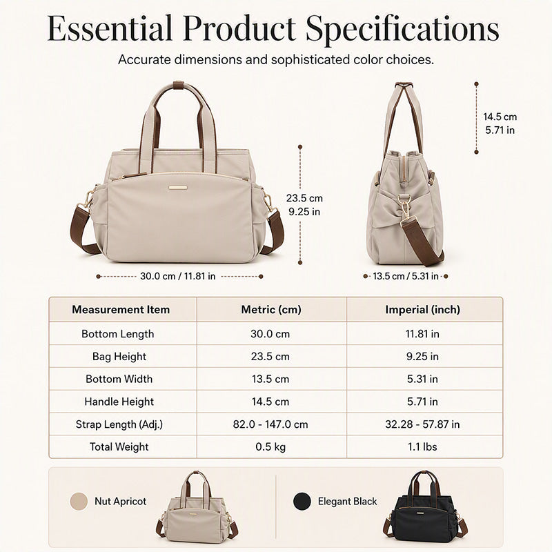 🎉 BEGRÄNSAD TID 50% RABATT! 👜 Casual Canvas Toteväska med Plisserade Sidofickor för Kvinnor – Minimalistisk Design, 8-Zons Organisation & Multifunktionell Styling ✨