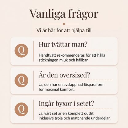 Damens lediga och mystickad tröja med rundhals