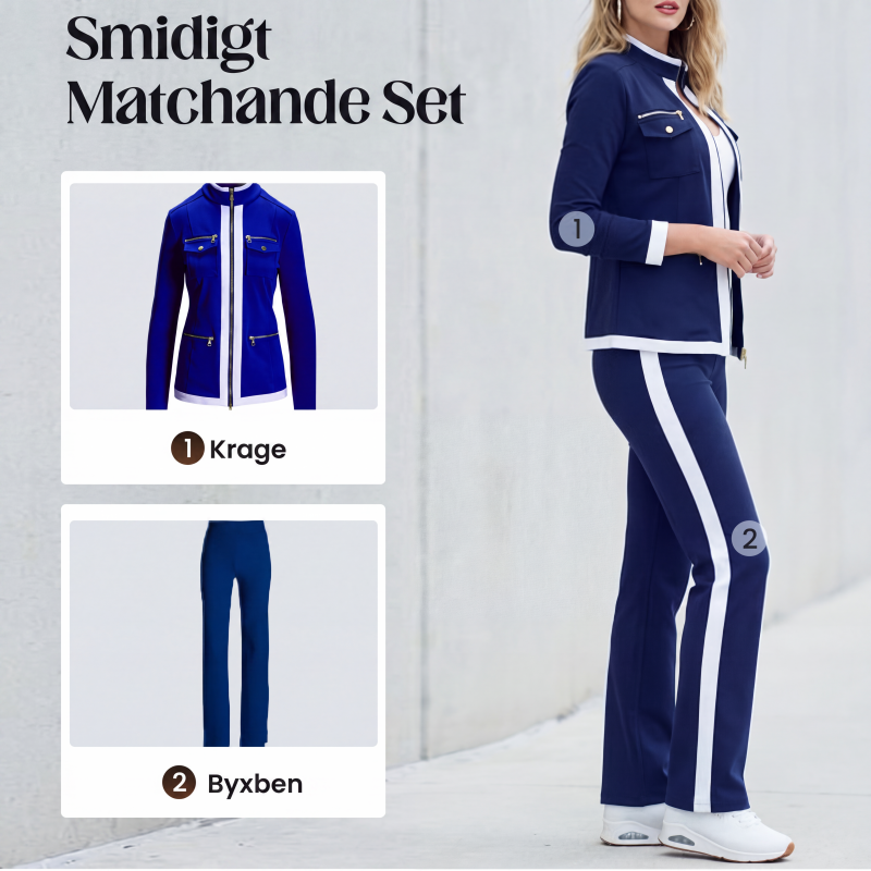 Ett måste🔥 Matchande jacka och byxor – sportigt-chic design och andningsbar komfort för resor eller avkoppling