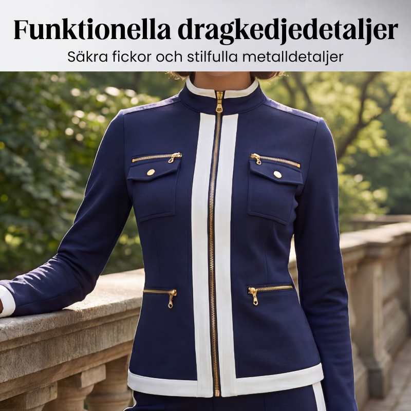Ett måste🔥 Matchande jacka och byxor – sportigt-chic design och andningsbar komfort för resor eller avkoppling
