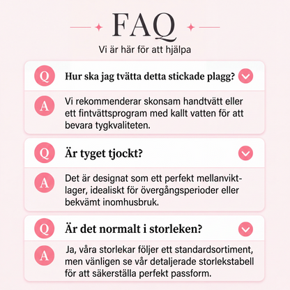 Kvinnors 3/4-ärmad stickad kofta med huva