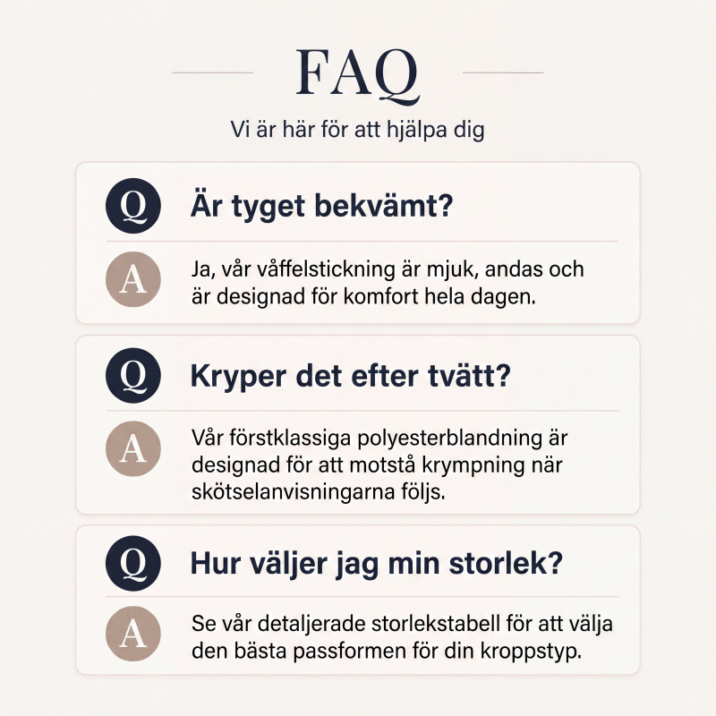 Långärmad Henley-tröja i våffelstickning för män