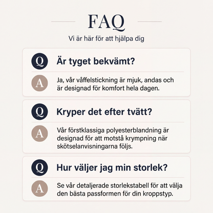 Långärmad Henley-tröja i våffelstickning för män