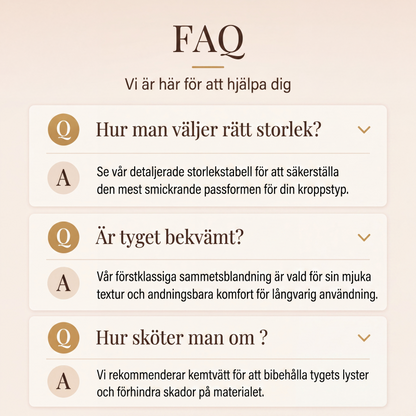 Damernas eleganta sammetsklänning med sjalhals