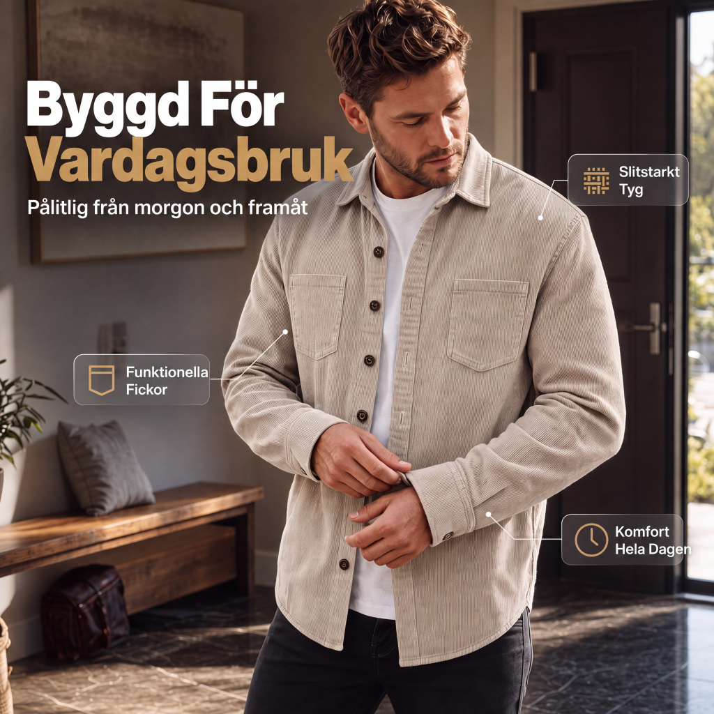 🧥Klassisk manlig skjorta och jacka i manchester