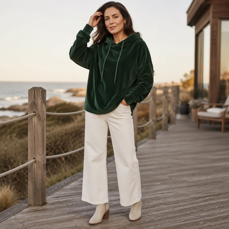 🌿Mjuka hoodies med dragsko för damer – ditt nya oumbärliga plagg för vardagens komfort