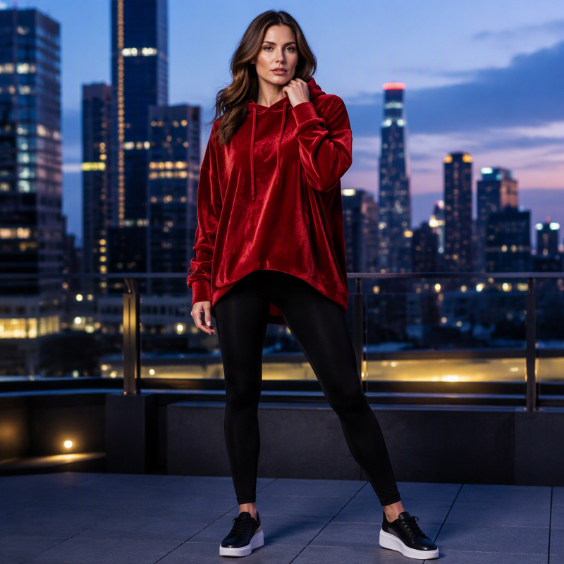 🌿Mjuka hoodies med dragsko för damer – ditt nya oumbärliga plagg för vardagens komfort