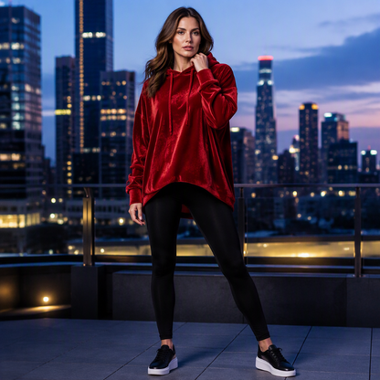 🌿Mjuka hoodies med dragsko för damer – ditt nya oumbärliga plagg för vardagens komfort