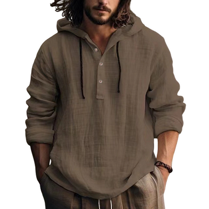 ⌛Tidsbegränsat erbjudande – Långärmad, andningsbar hoodie för män i casualstil