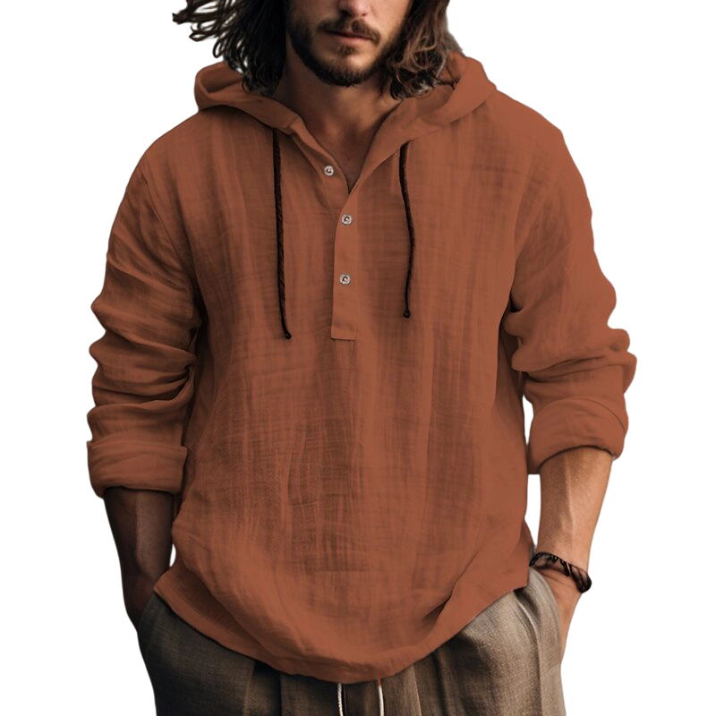 ⌛Tidsbegränsat erbjudande – Långärmad, andningsbar hoodie för män i casualstil