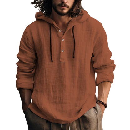 ⌛Tidsbegränsat erbjudande – Långärmad, andningsbar hoodie för män i casualstil