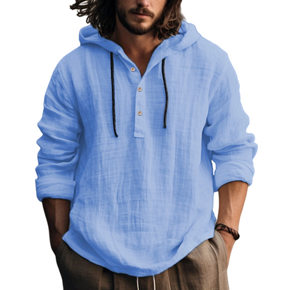 ⌛Tidsbegränsat erbjudande – Långärmad, andningsbar hoodie för män i casualstil