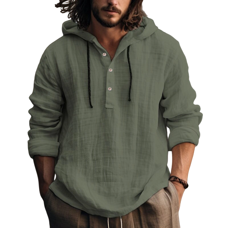 ⌛Tidsbegränsat erbjudande – Långärmad, andningsbar hoodie för män i casualstil