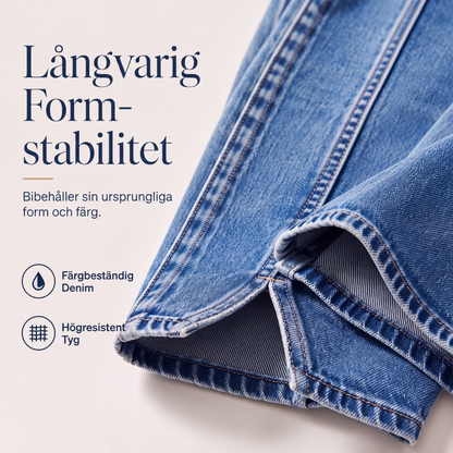 👖Höga midja vida jeans för kvinnor