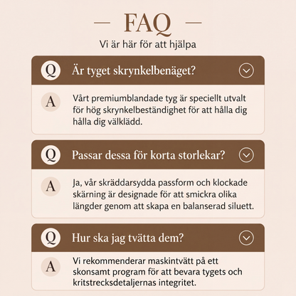 Kvinnors randiga utsvängda byxor
