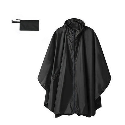 Unisex Vattentät Lätt Huvad Regnponcho