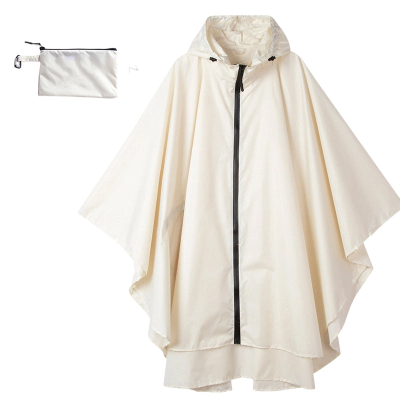 Unisex Vattentät Lätt Huvad Regnponcho