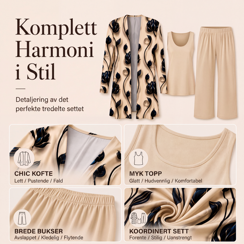 Nya ankomster📦 👚 Mångsidigt 3-delat set i premiumkvalitet – tidlös elegans för alla tillfällen