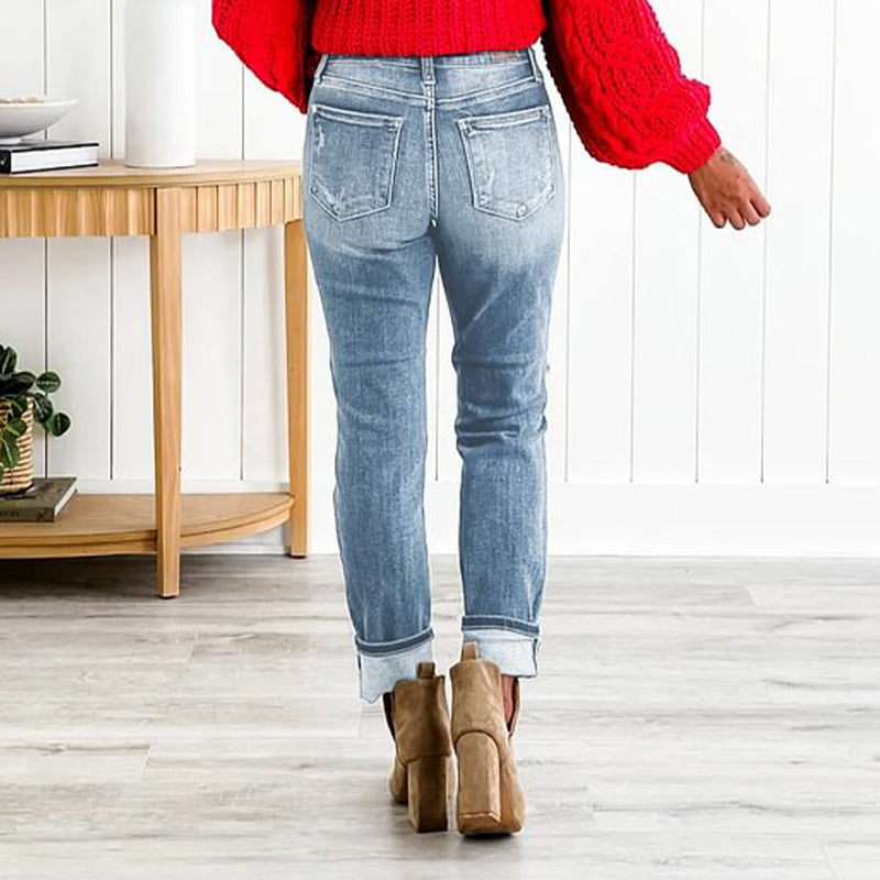 Nyhet✨ 🌟 Mellanhöga jeans med fantastisk stretch – perfekt passform som återgår till formen