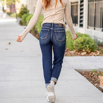 Nyhet✨ 🌟 Mellanhöga jeans med fantastisk stretch – perfekt passform som återgår till formen