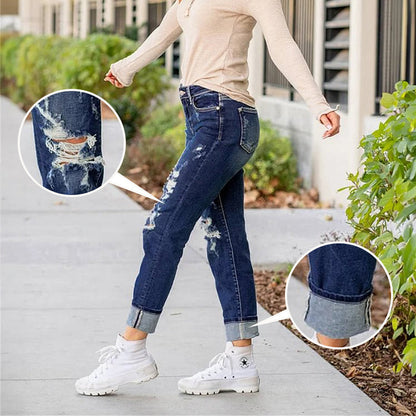 Nyhet✨ 🌟 Mellanhöga jeans med fantastisk stretch – perfekt passform som återgår till formen