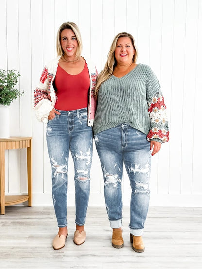 Nyhet✨ 🌟 Mellanhöga jeans med fantastisk stretch – perfekt passform som återgår till formen